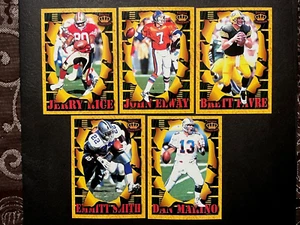 1996 Pacific Smash Mouth(5 Card Star lot) Jerry Rice, Marino, Favre etc. (NM+) - Picture 1 of 5
