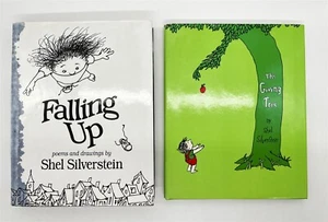 ThriftCHI ~ (2) Shel Silverstein Vtg Books - Falling Up & The Giving Tree - Picture 1 of 12