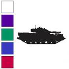 Balayeuse de char militaire M1A1, autocollant vinyle, plusieurs couleurs et tailles #3037