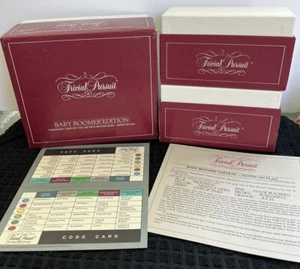 Trivial Pursuit Baby Boomer Edition Subsidiary Card Set For Use With Master Game - Picture 1 of 6