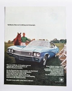Anuncio de coche grande - Buick Skylark 1968 (folleto de póster impreso en publicidad) - Imagen 1 de 1