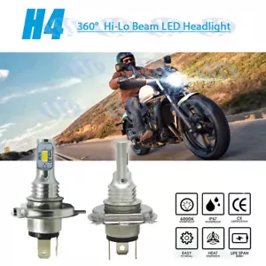 H4 For Kawasaki Vulcan VN900C VN900B VN900D 2007-2017 LED Headlight Bulbs White - Bild 1 von 12