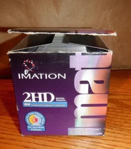 25 2HD Diskette IIBM formatted IMATION 3.5 open box new - Afbeelding 1 van 6