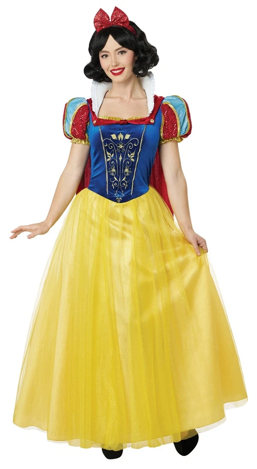Disney Snow White Princess Deluxe Ball Gown  Adult Costume - Image 1 of 1