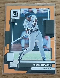 2022 Donruss Baseball Frank Thomas #108 Orange Holo - Chicago White Sox - Picture 1 of 2