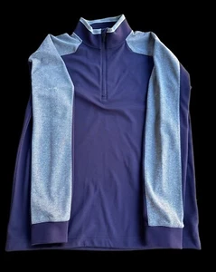Ping Men's 1/4 Zip Sensor Warm Pullover Sweatshirt Golf Sz M Eggplant - Picture 1 of 10