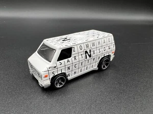 Hot Wheels 70s Van White 2023 HW Art Cars 2/10 #16 Great Loose Condition! - Picture 1 of 4