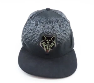 Limited Edition Grassroots California x Mugwort Designs Silver Wolf Snapback Hat - Picture 1 of 15
