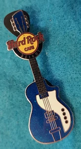 BEIRUT LEBANON 2009 BLUE ELECTRIC VERTICAL GUITAR Hard Rock Cafe LE100 - Picture 1 of 1