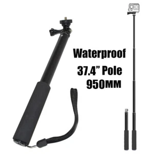 Wasserdichte Kamera Einbeinstativ Selfie Stick Teleskopstange für GoPro Hero 1/4 - Bild 1 von 19