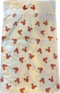 Disney Store Mickey Minnie Mouse Ears Cherries Embroidery Standard Pillowcase - Picture 1 of 8