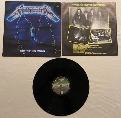 Metallica - Ride the Lightning - Space ship labels - Image 1 of 2