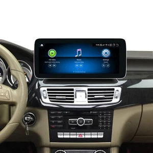 12.3" Android 13 Screen Carplay Mercedes Benz CLS W218 350 500 NTG4.0 Autoradio - Picture 1 of 9