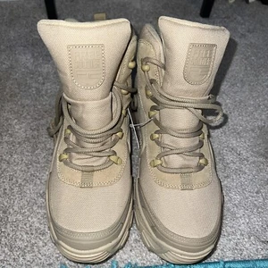 Free Soldier Mens Tan Waterproof Round Toe Tactical Boots New Sz 8.5 - Picture 1 of 5