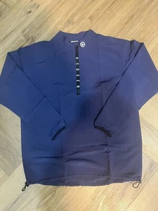 Hidden NY Quarter Zip Tech Top Navy Long Sleeve M, XL | Lightweight Made in USA - Picture 1 of 1