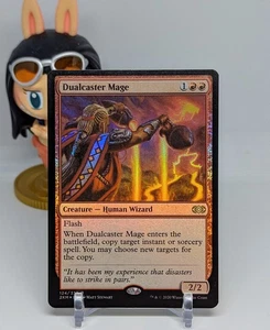 Dualcaster Mage ✨Foil NM✨ Magic Double Masters 🪄 Magic The Gathering ✨ MTG #124 - Picture 1 of 2