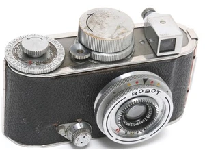 Vintage ROBOT I 35mm viewfinder camera w. Zeiss Jena Tessar 2,8/3cm WORKING - Photo 1/8