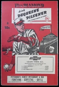 1939 Brooklyn Dodgers Baseball Program with Babe Ruth as Coach - Picture 1 of 6