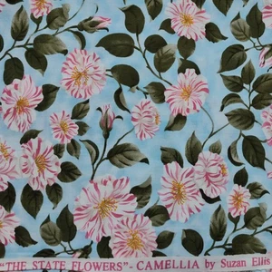 Northcott Fabrics The State Fabrics Alabama Camelia Baumwolle Quilt BTHY - Bild 1 von 1