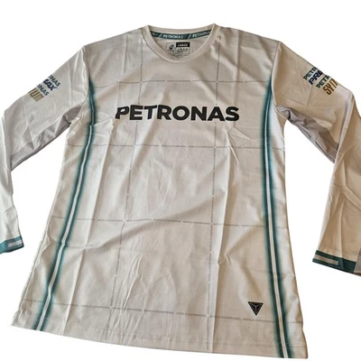 Camisa Petronas Para Hombre Grande Manga Larga Motorsport F1 Racing Team Campeones del Mundo Foto 1 de 4