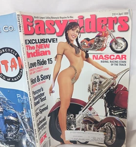 Easyriders Magazine April 1999 Issue 310 New Indian NASCAR Publisher - Picture 1 of 5