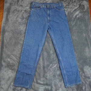 Levis 540 Jeans Mens 34x29 Blue Flex Denim Relaxed Fit Straight Leg Classic - Picture 1 of 7