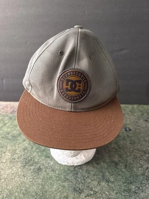 DC 鞋 平沿帽 绿色 棕色 双色 帽子 滑板 街头服饰 OSFM — 第 1/4 张图片