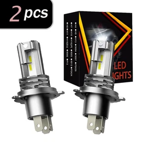 Combo 2Pc 6500K H4 9003 LED Headlight KIT Bulbs High/Low Beam Super White - Picture 1 of 10