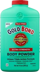 Polvo corporal Gold Bond medicado extra fuerte triple acción alivio picazón 10 oz - Imagen 1 de 6