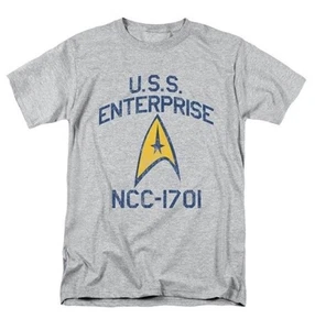 Star Trek Original Serie USA Enterprise NCC-1701 Collegiate Arch T-Shirt NEU - Bild 1 von 1