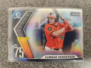 Top 100 de béisbol Bowman 2022 Gunnar Henderson Bowman Scouts - Imagen 1 de 2
