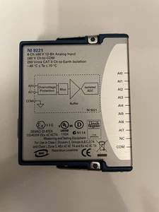 National Instruments NI 9221 8ch 60v 12 Bit Analog Input - Bild 1 von 2