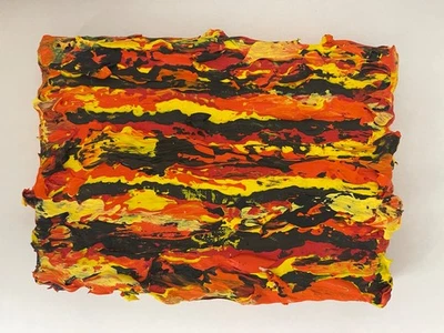 Bernd Schwarzer "Deutscher Vulkan" Ölgemälde  - Bild 1 von 2