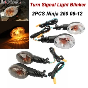 2X Turn Signal Light Indicator Blinker For KAWASAKI NINJA 250R EX250J 2008-2012 - Picture 1 of 14
