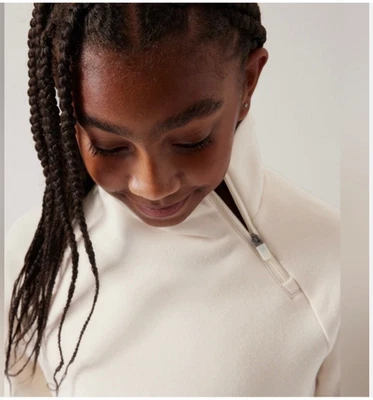 NUEVO Athleta Girl Crazy Cozy Wrap 2.0 Talla XXL / 16 Chantilly Crema $69 Foto 1 de 4