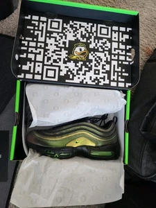 II1714 900 Nike Air Max 95/97 Orgeon Univ Ducks of a Feather Storm PE sz11 NIH - Picture 1 of 6