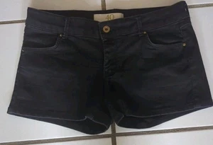 Damen Jeans Shorts Hotpants Schwarz Größe 40/L - Bild 1 von 2