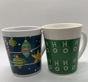 Tazas anchas redondas de Navidad Ho Ho Ho Ho y adornos Royal Norfolk - Imagen 1 de 2