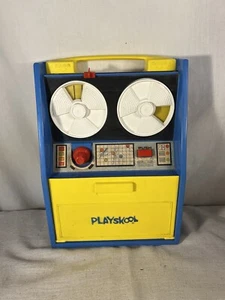 Vintage 70s Playskool Reel to Reel Play 'N Learn Computer Interactive with Cards - Picture 1 of 6