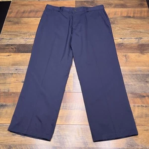 Adidas ClimaLite Pants Mens 38x30 Navy Blue Mid Rise Performance Golf - Picture 1 of 10