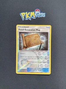 Pokémon TCG Fossil Excavation Map Forbidden Light 107/131 Reverse Holo LP. - Picture 1 of 3