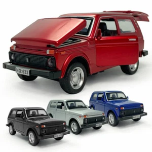 1:32 VAZ Lada Niva Modellauto Druckguss Spielzeug fur Kinder mit Licht Sound - Bild 1 von 28