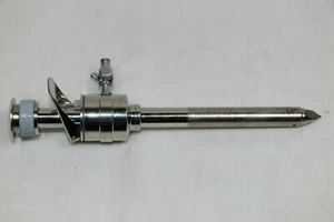 Laparoscopic Bariatric Pyramidal Tip Trocar With Cannula 5.5 mm Stopcock Valve - Picture 1 of 4
