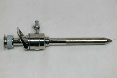 Trocar de punta piramidal bariátrica laparoscópica con cánula válvula de llave de paso de 5,5 mm Foto 1 de 4