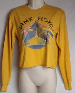 Pink Floyd 1973 gira por Estados Unidos Dark Side of the Moon talla XS CROP TOP Perryscope 2020 - Imagen 1 de 14