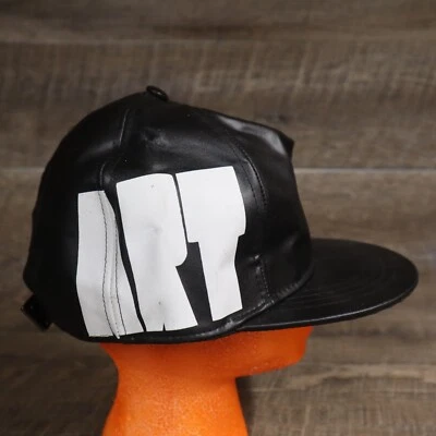 *Brand New* ART GANG By Miguel Black Wiz Khalifa Black Leather Hat Cap Adult - Image 1 of 4