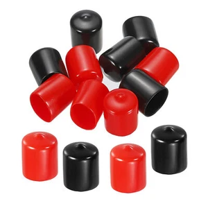 Assorted Size Rubber End Caps, Flexible Screw Thread Protector Caps Round - Picture 1 of 8