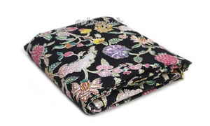 Floral Printed Sewing Dressmaking, Curtain Making Indian Cotton Fabric DIY - Foto 1 di 6