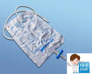 5 Urinbeutel 2 Liter Dahlhausen, Ablass Rücklaufsperre, Länge 90cm PZN 06643093 - Bild 1 von 2
