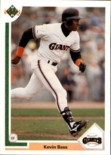 1991 Upper Deck San Francisco Giants Baseball Card #287 Kevin Bass